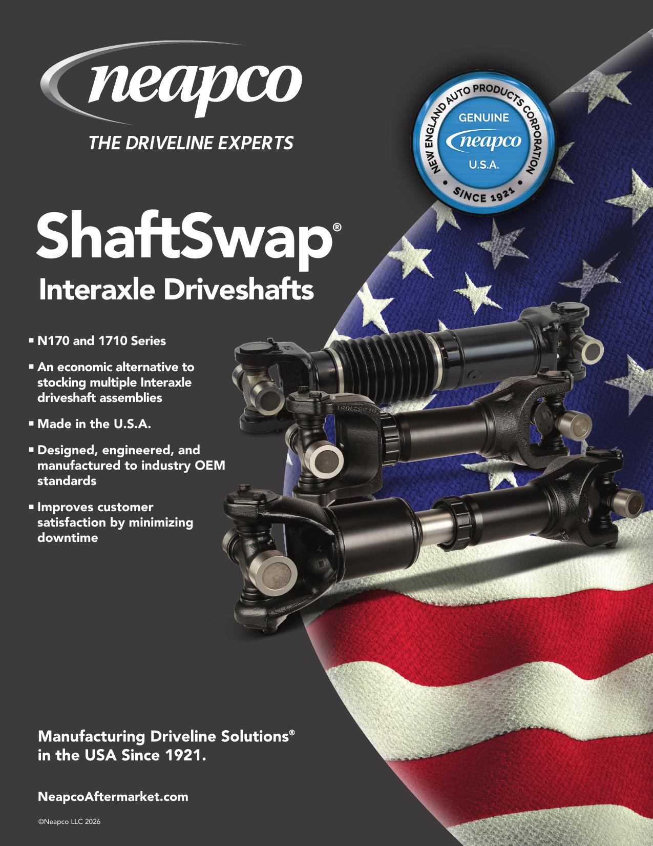 ShaftSwap Interaxle Driveshafts